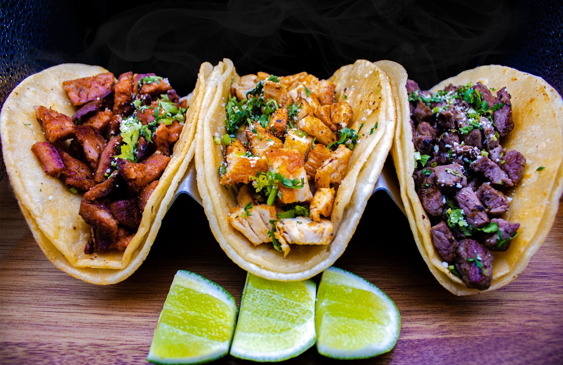 Taco Bar (Serves 3 Tacos) Choice of Chicken, Carne Asada, Chorizo